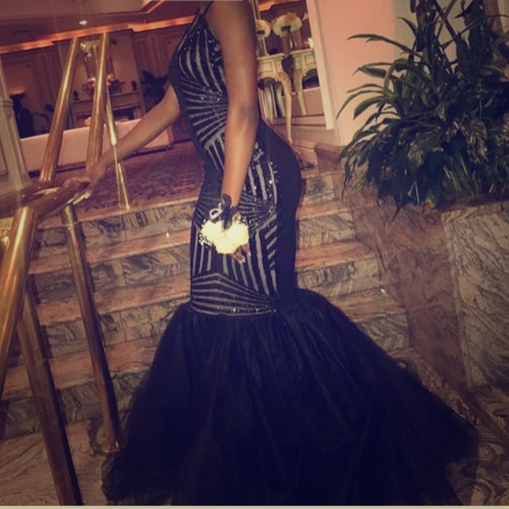 My custom made 12th grade prom dress